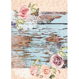 Papel de arroz tablón rosas